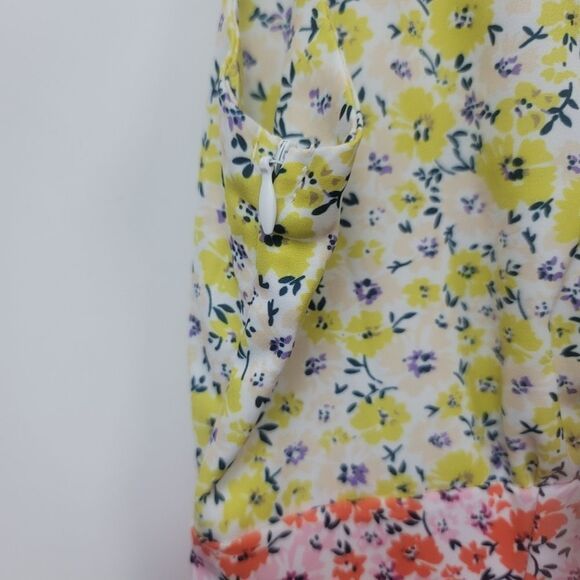 V-Neck Sleeveless Floral Print Maxi Dress, Medium - Picture 11 of 11